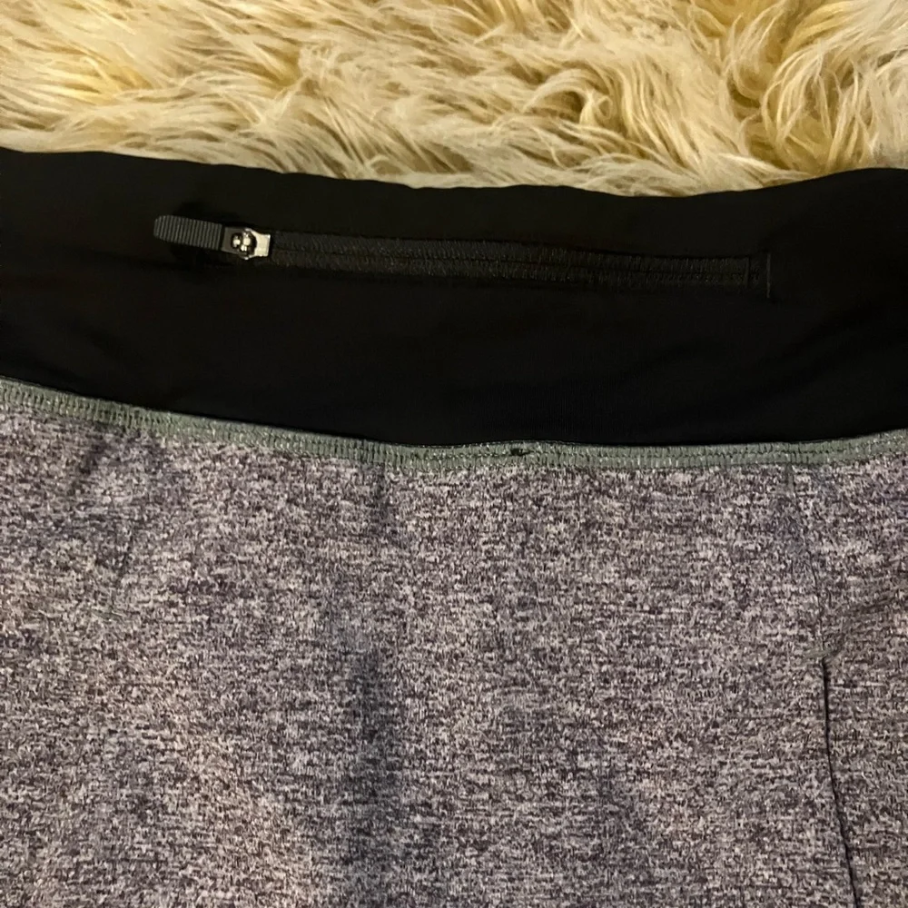 Lululemon pace rival skirt in heather lux multi black